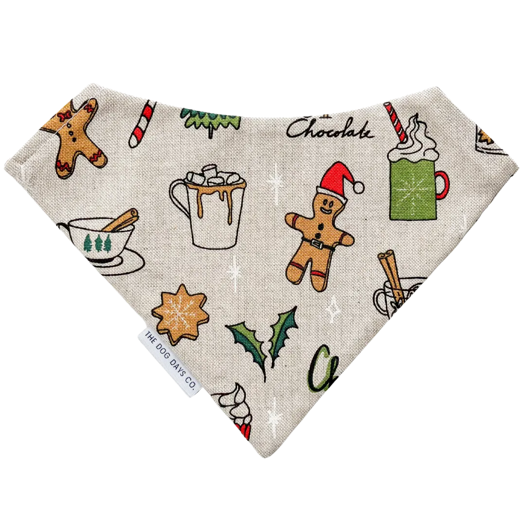 Canvas Holiday Cheer Bandana