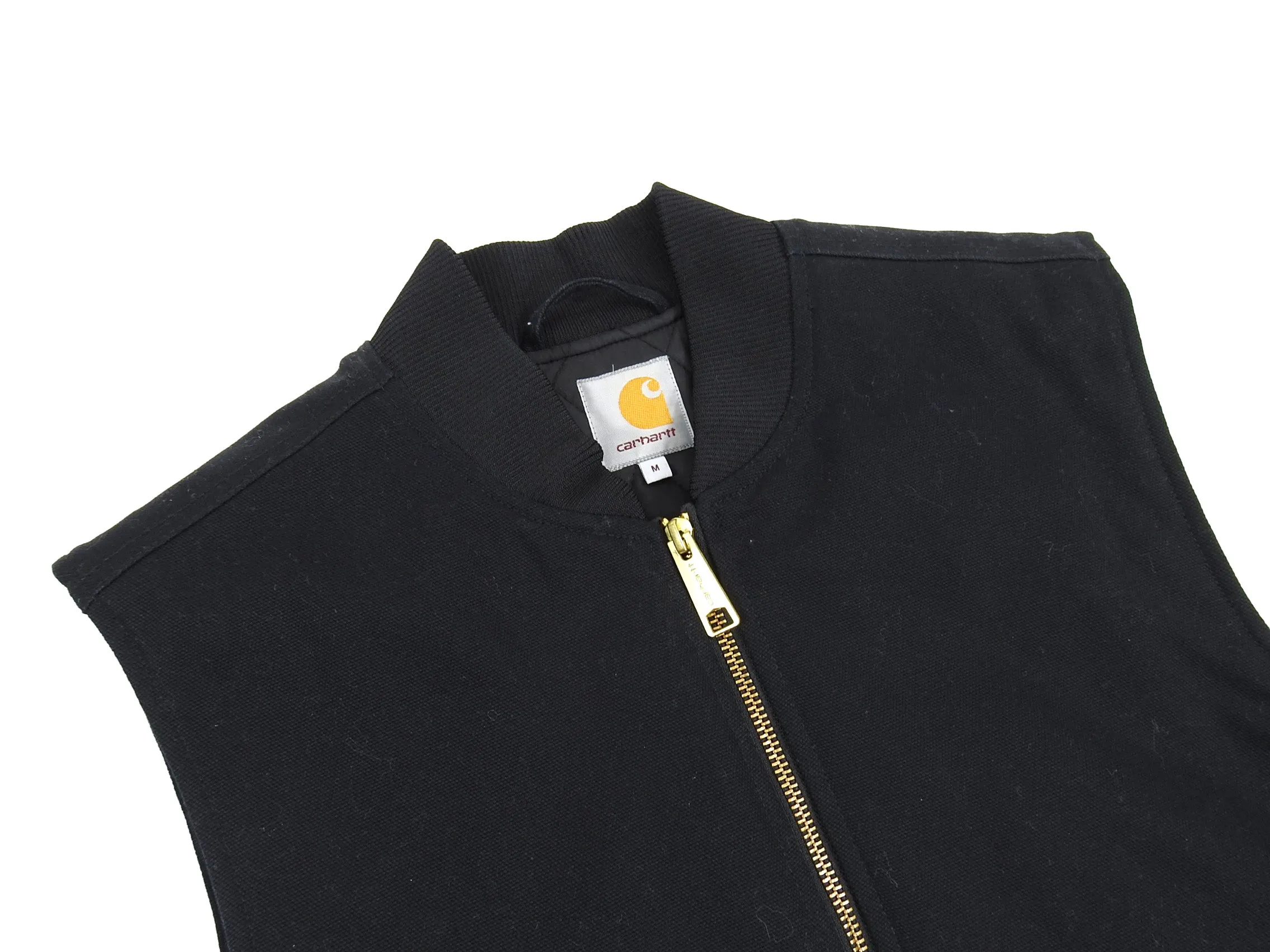 Carhartt Canvas Black Work Vest - M