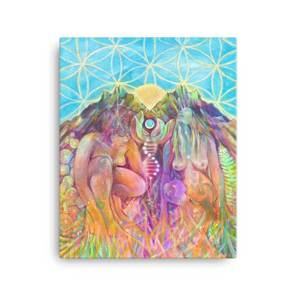 'CelestialStar,TelluricHeart' Canvas