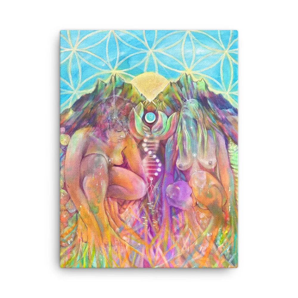 'CelestialStar,TelluricHeart' Canvas