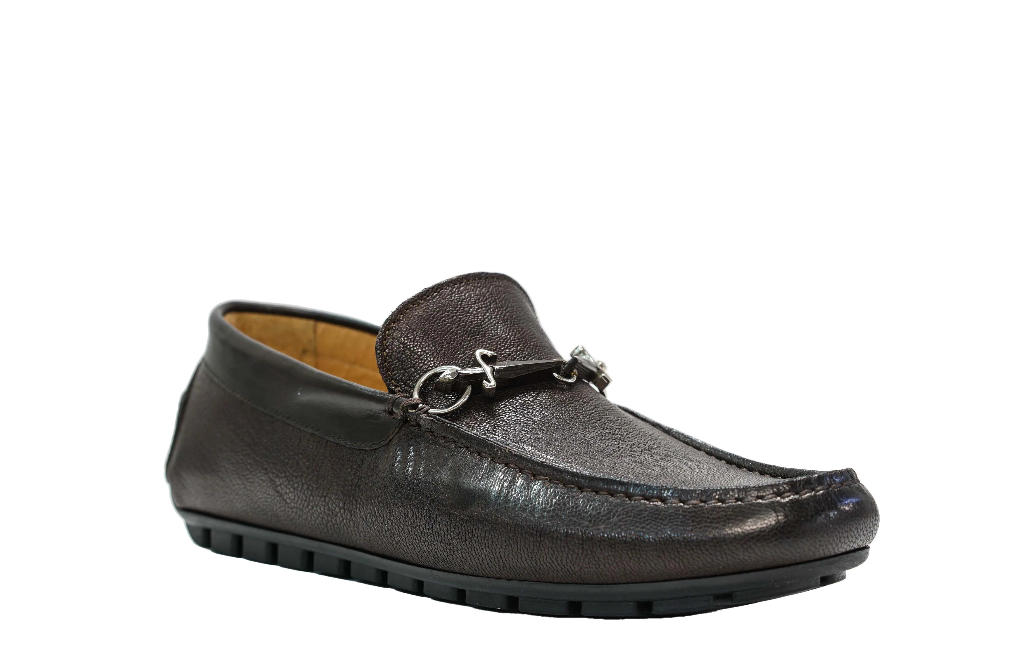 Cesare Paciotti Men’s Black Leather Moccasin YB10004