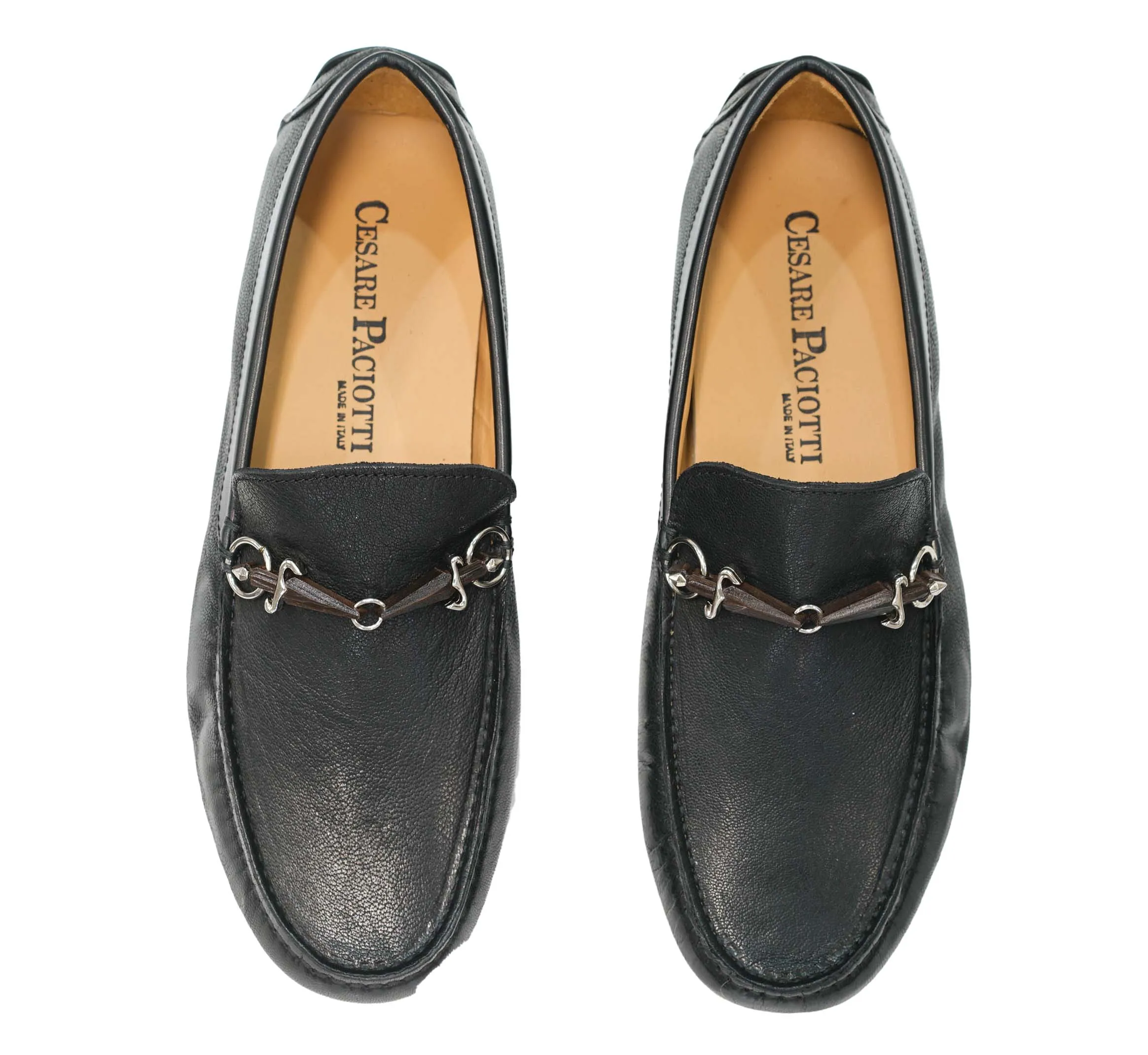 Cesare Paciotti Men’s Cafe Leather Moccasin YB10004 Londra  40% OFF