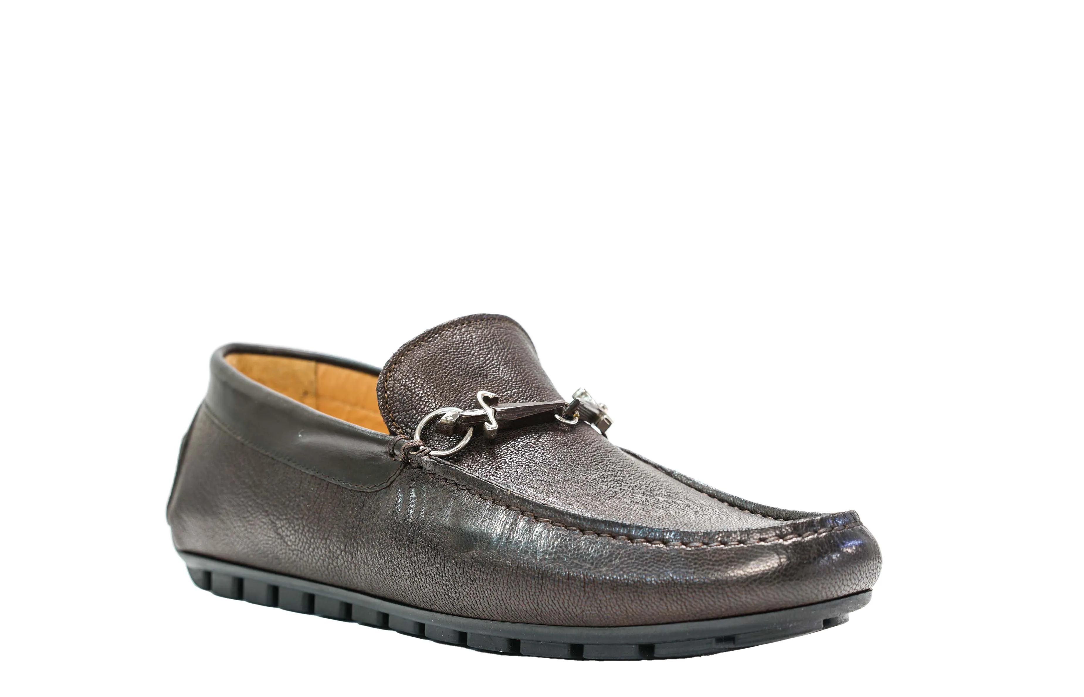 Cesare Paciotti Men’s Cafe Leather Moccasin YB10004 Londra  40% OFF