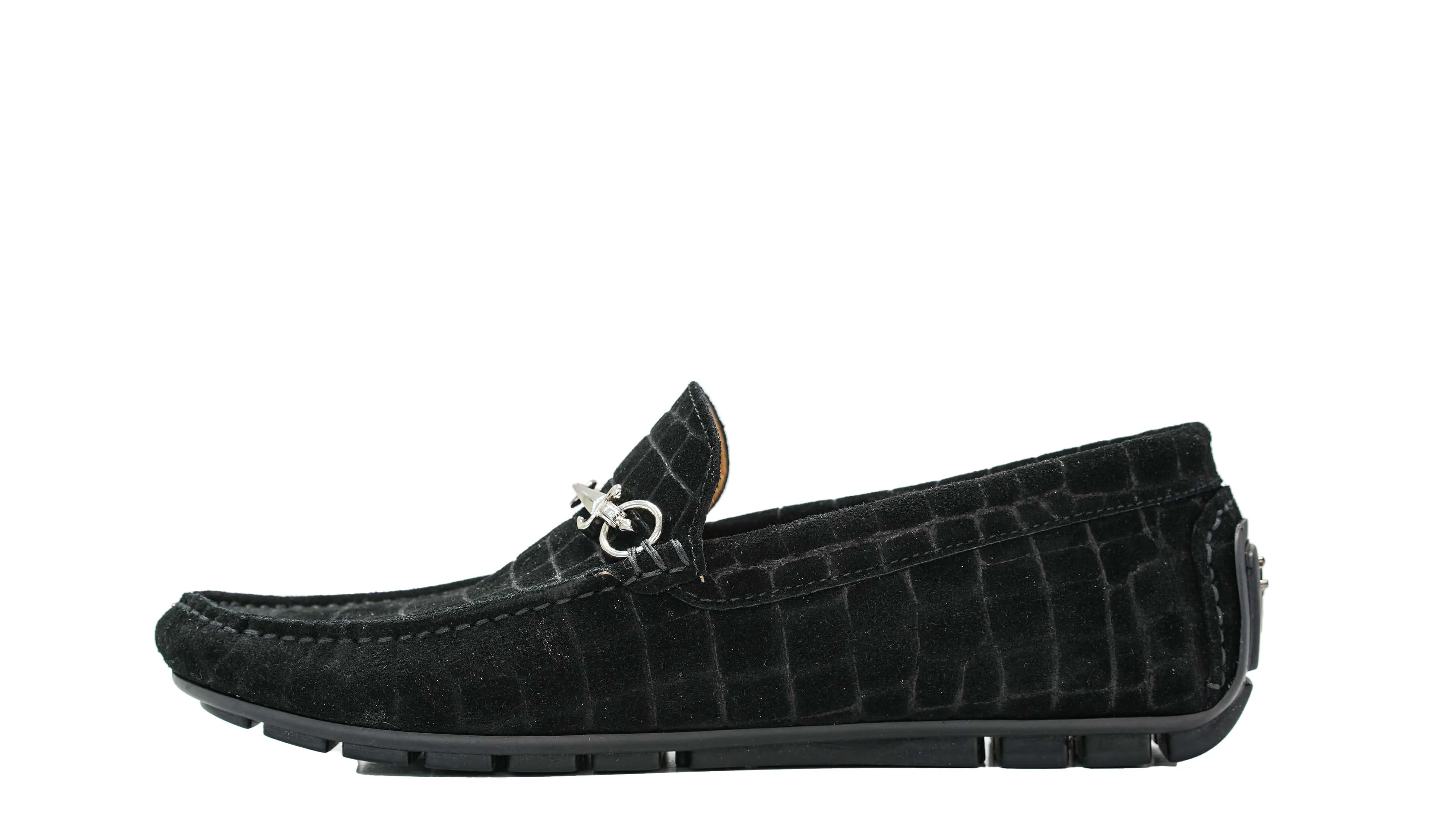 Cesare Paciotti Men’s Cocco Black Moccasin YB10012 LAST PAIR