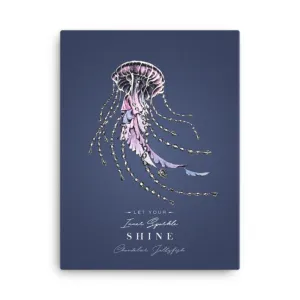 Chandelier Jellyfish Canvas Print