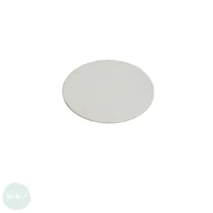 Circular WHITE PRIMED Canvas Board - 20 cm (approx. 8") Dia.