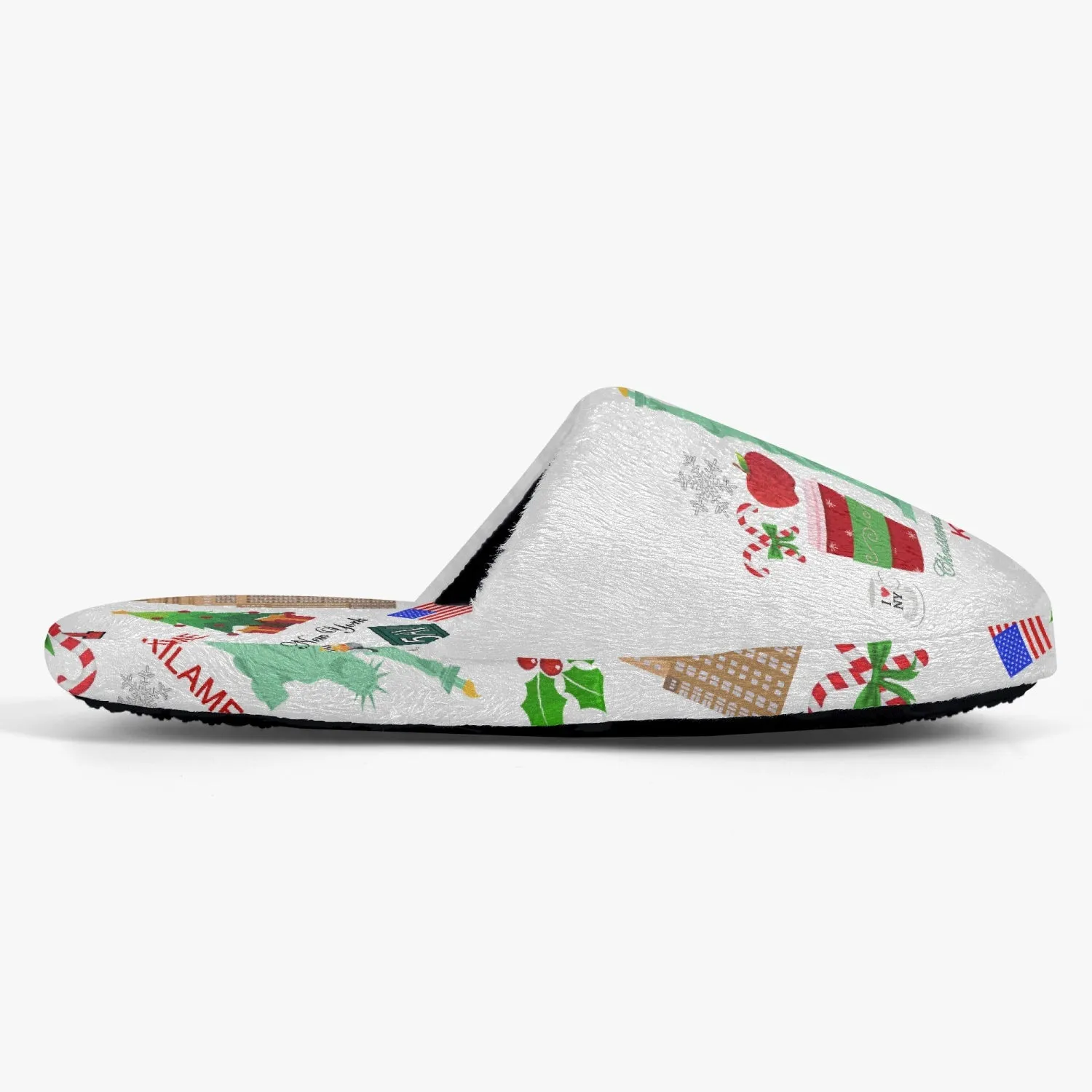 Classic Cotton Slippers 'Christmas in New York'