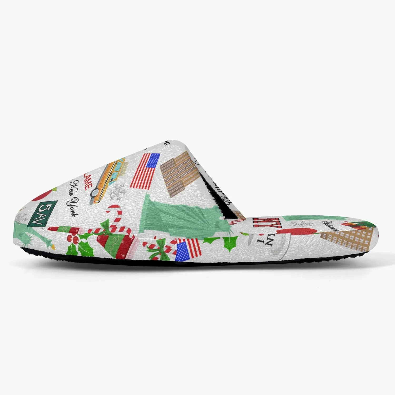 Classic Cotton Slippers 'Christmas in New York'
