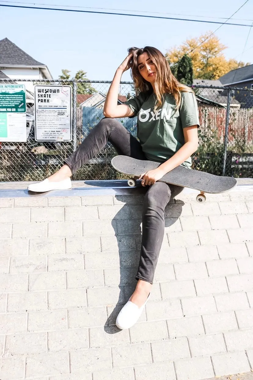 Classic Tee - White Print