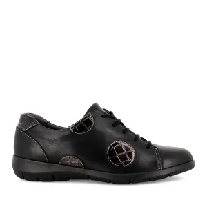 COBY - BLACK MULTI LEATHER