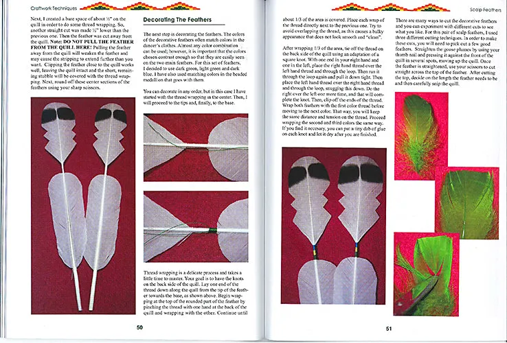 Craftwork Techniques Of The Native Americans -Instructional Book