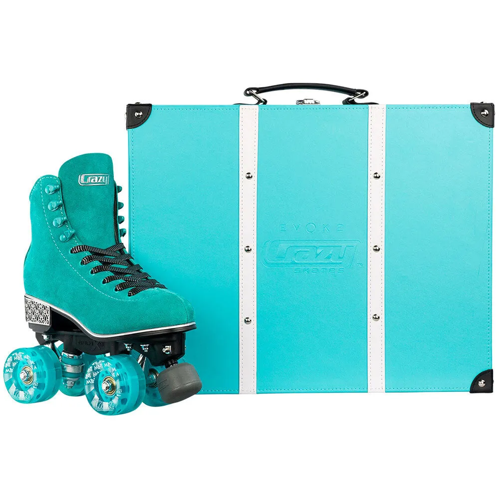 Crazy Evoke Suede Roller Skates Teal