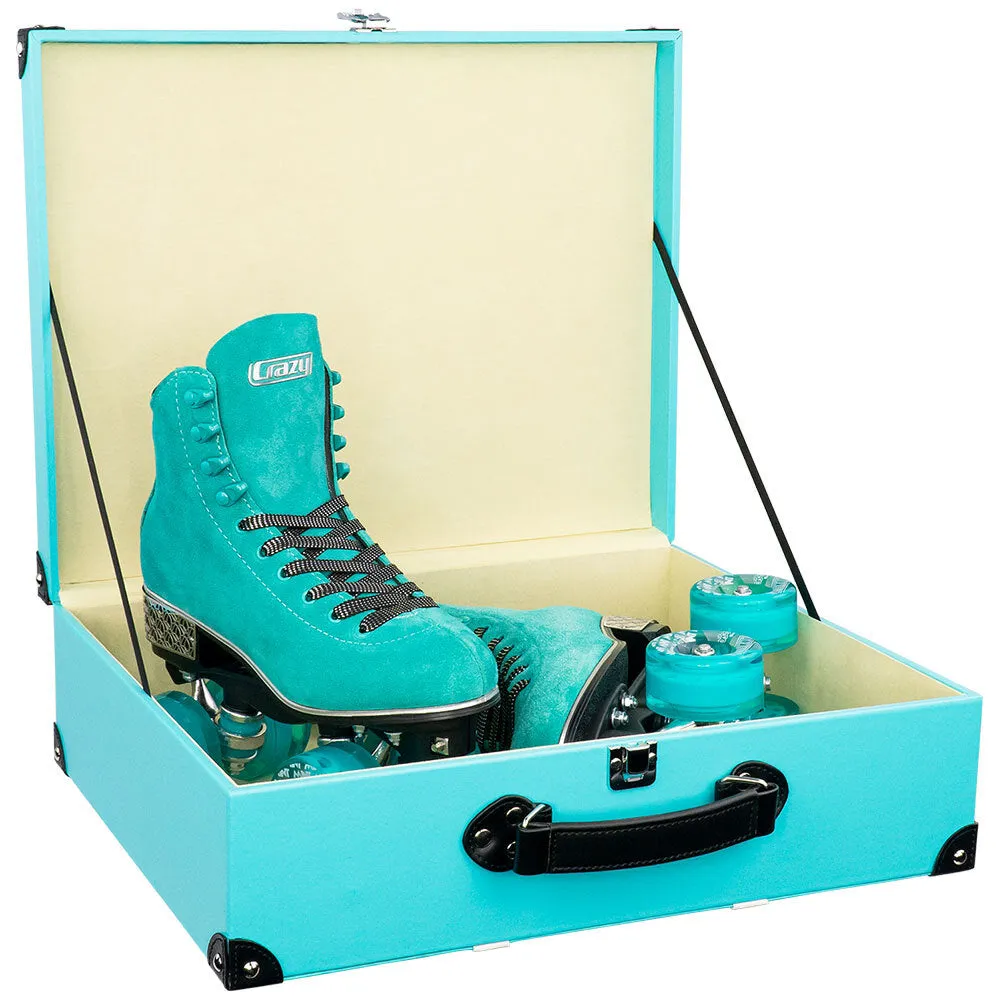 Crazy Evoke Suede Roller Skates Teal