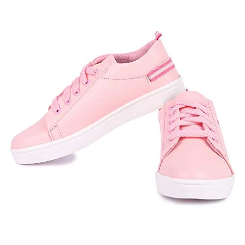 Creattoes Women Sneakers Shoes Pink