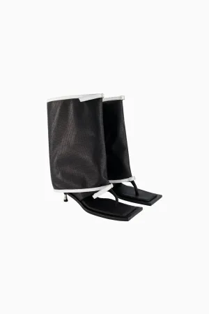 Cropped Kaia Stiletto Heel Trouser Sandals