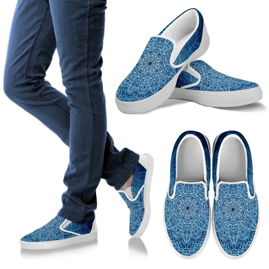 Deep Blue slip on