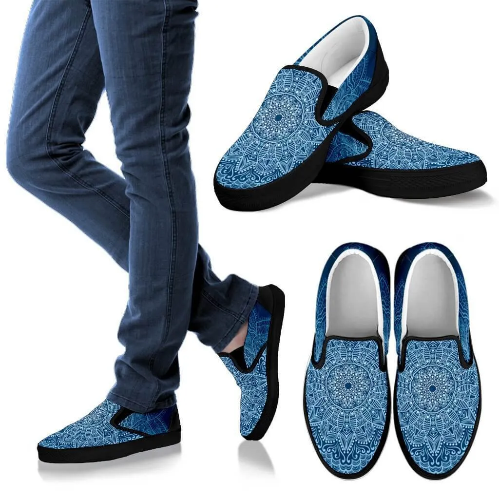 Deep Blue slip on