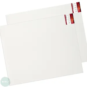 DEEP EDGE White Primed Stretched 100% Cotton Canvas – Daler Rowney -  ARTISTS 3D - 120 x 150cm (Approx. 48 x 60”) x 2