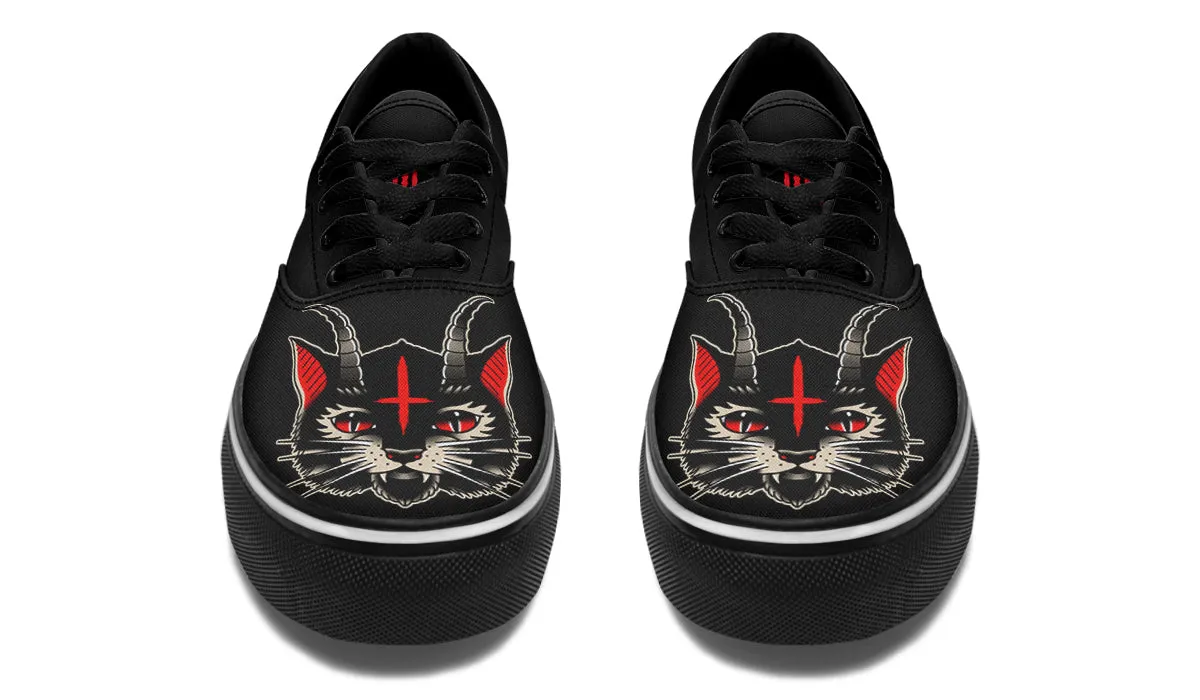 Demon Cat Classic Shoes