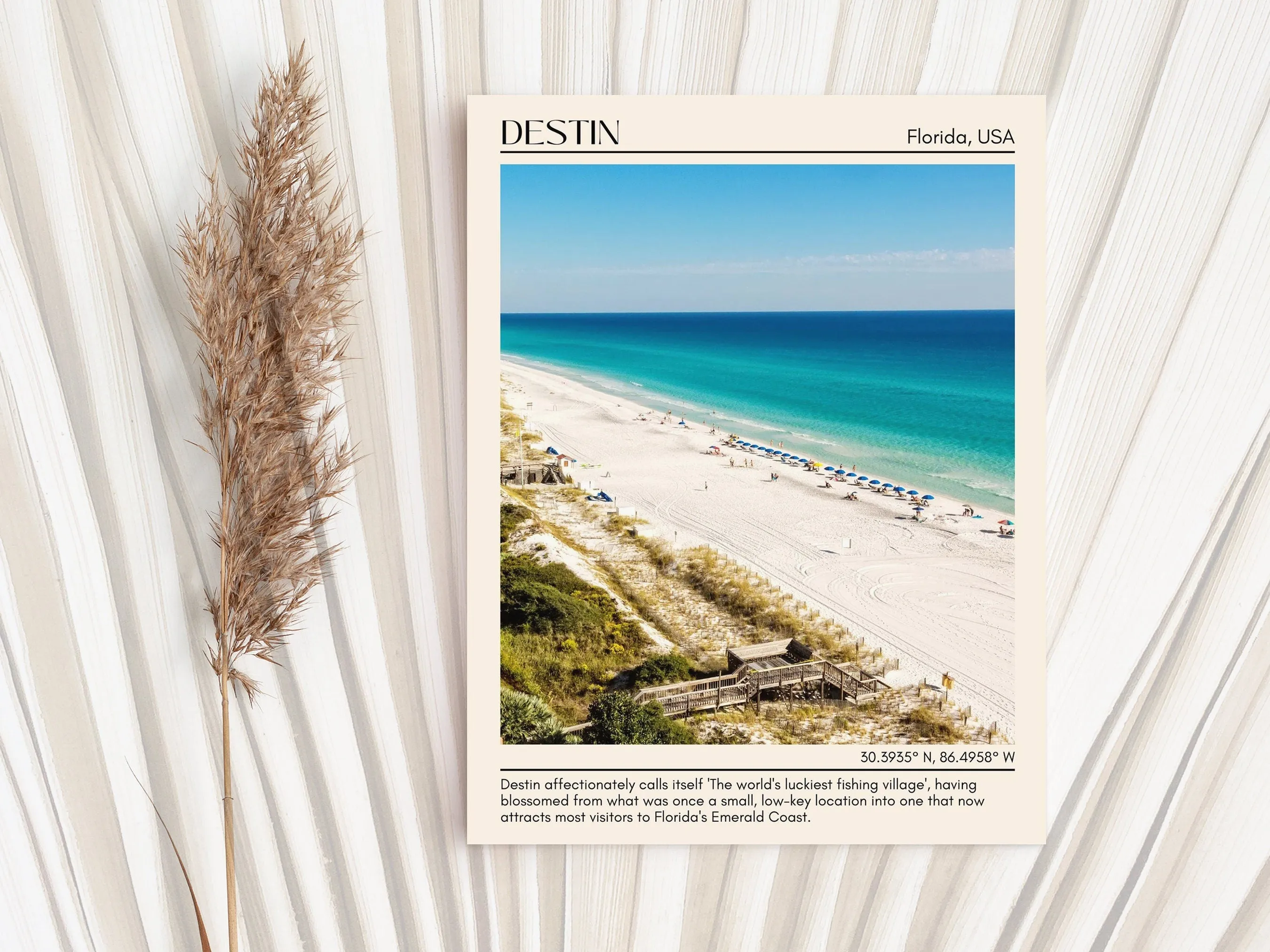 Destin Wall Canvas, Florida, USA