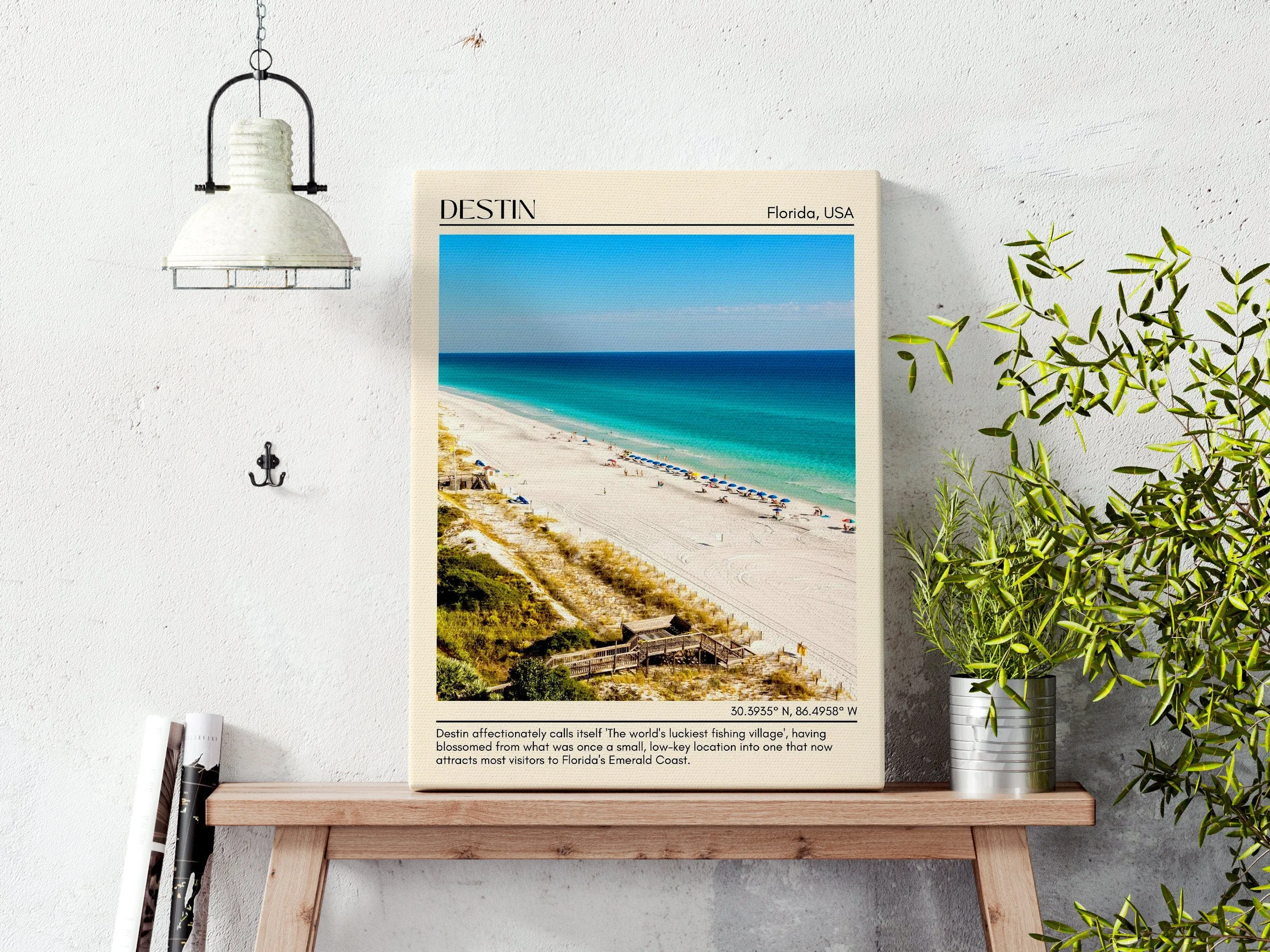 Destin Wall Canvas, Florida, USA