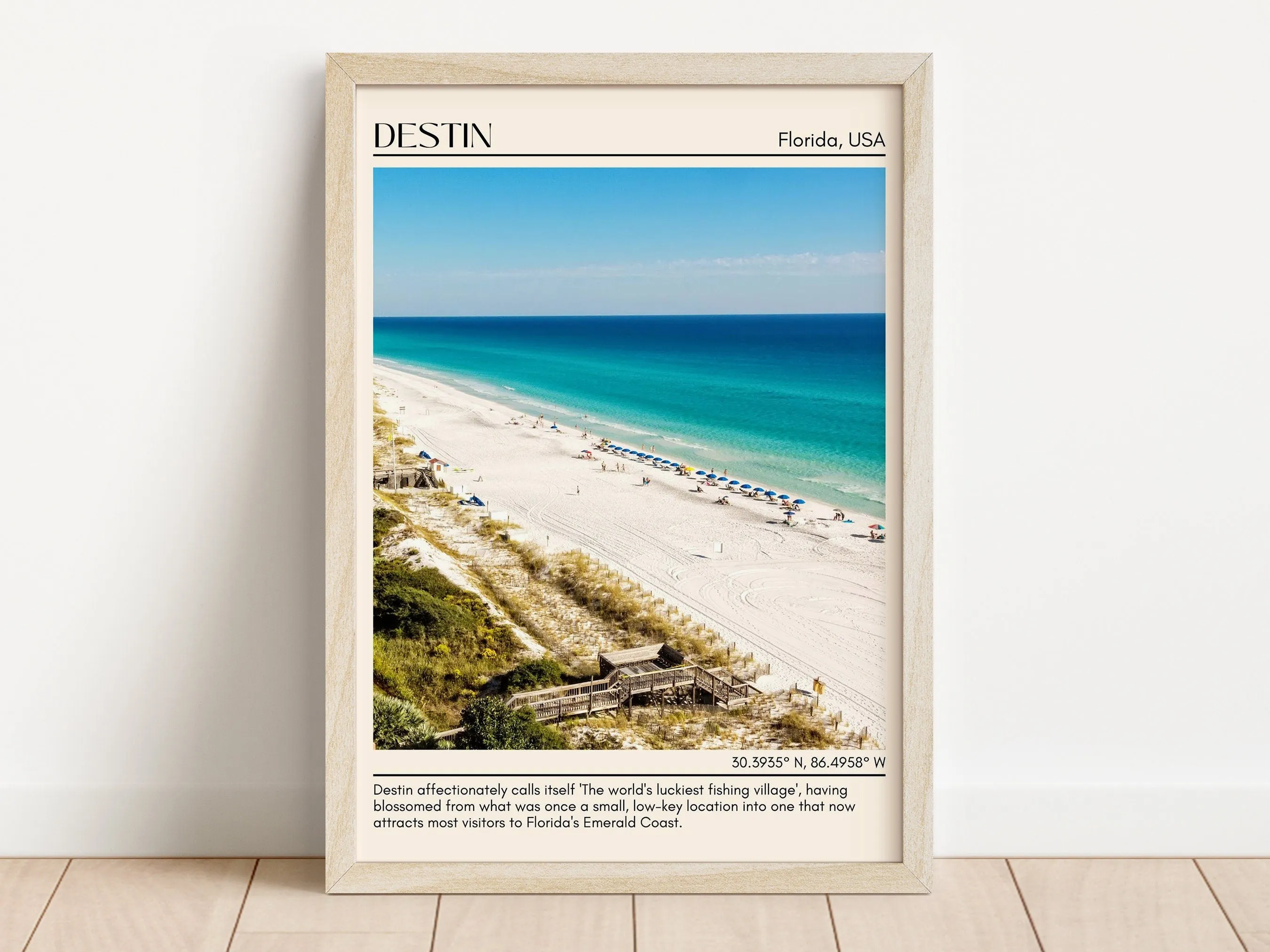 Destin Wall Canvas, Florida, USA