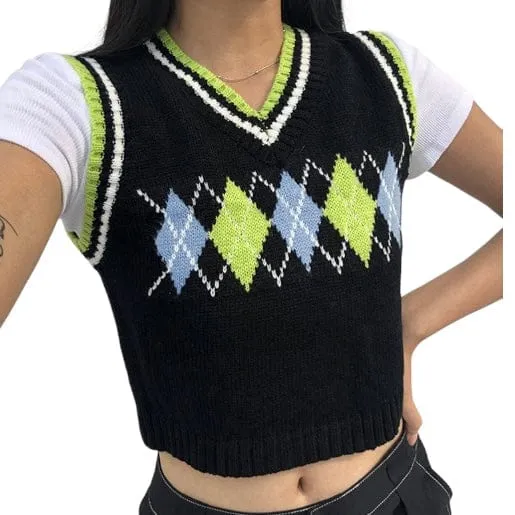 Diamond Sweater Vest