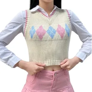 Diamond Sweater Vest