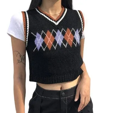 Diamond Sweater Vest