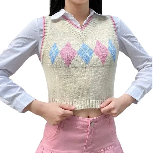 Diamond Sweater Vest