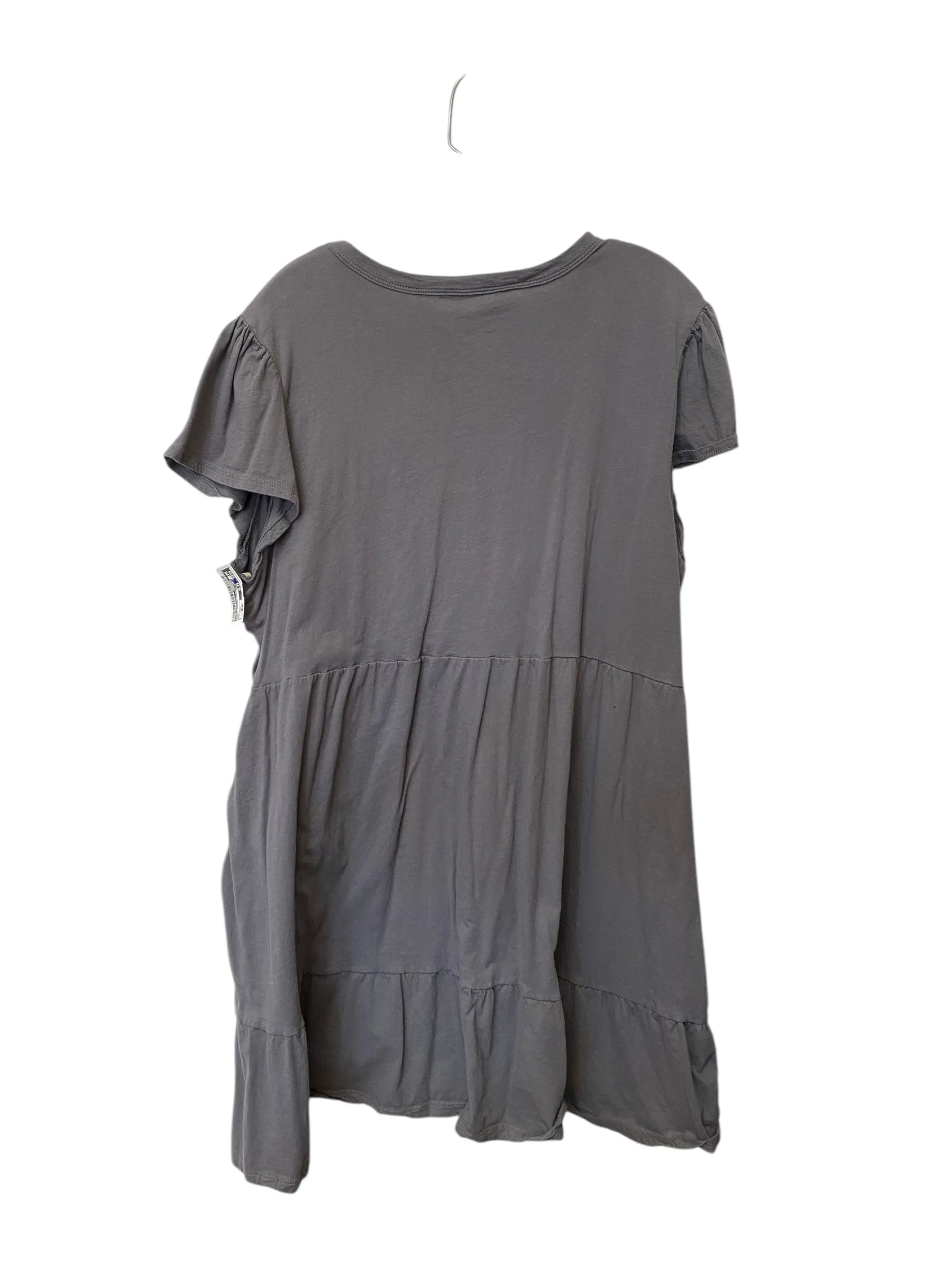 Dress Casual Short By Time And Tru In Grey, Size: Xxl