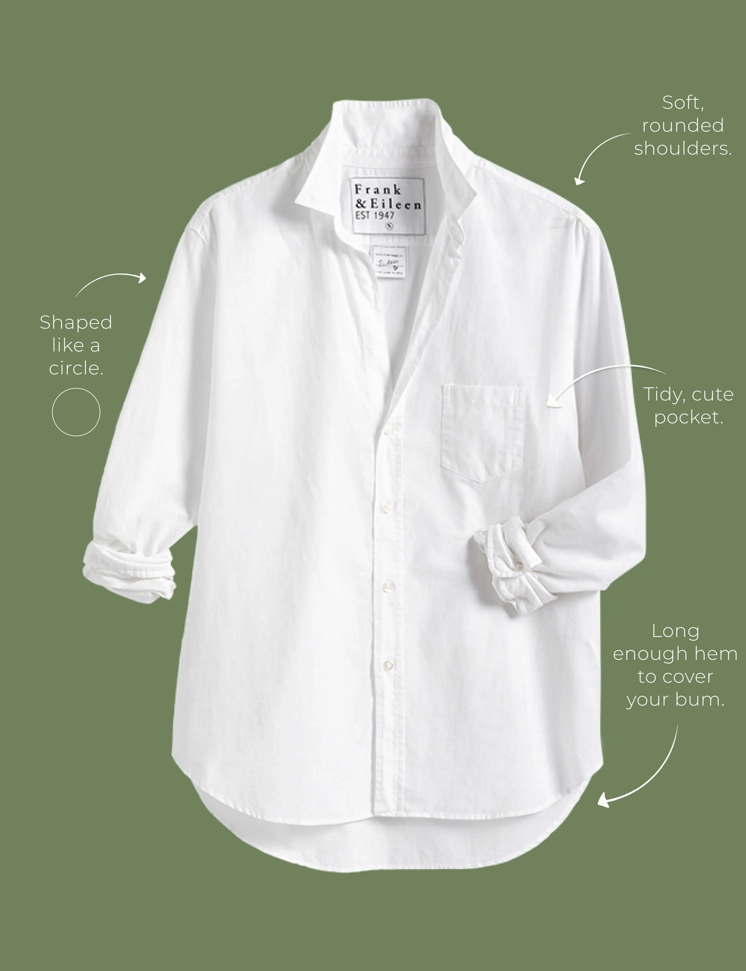 EILEEN White, Italian Classic Linen