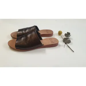 Elk dark bronze slip on shoes size 37