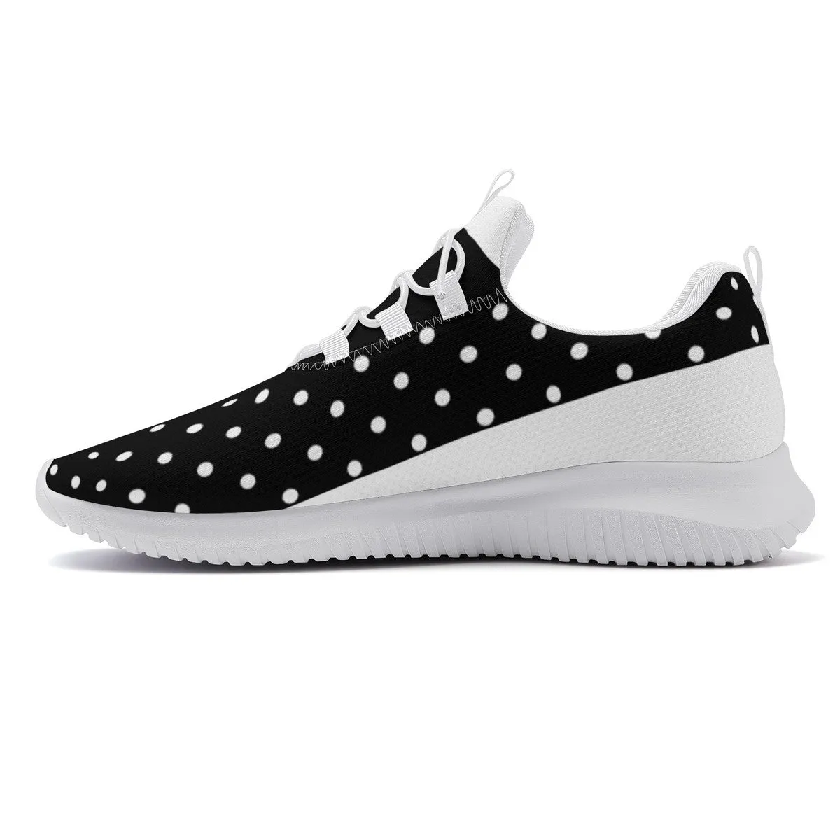 Fitness Sneakers - Polka Dot Black