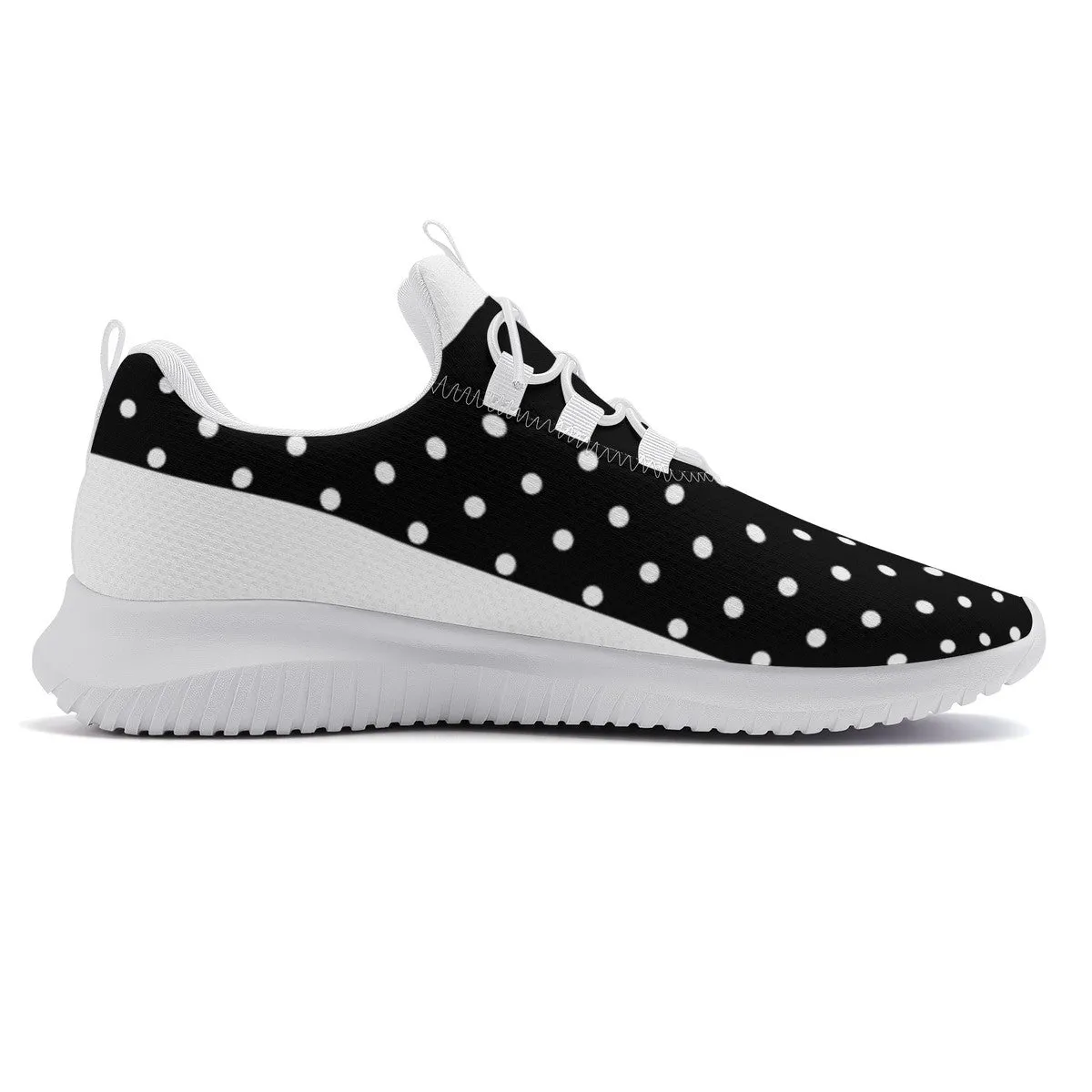 Fitness Sneakers - Polka Dot Black