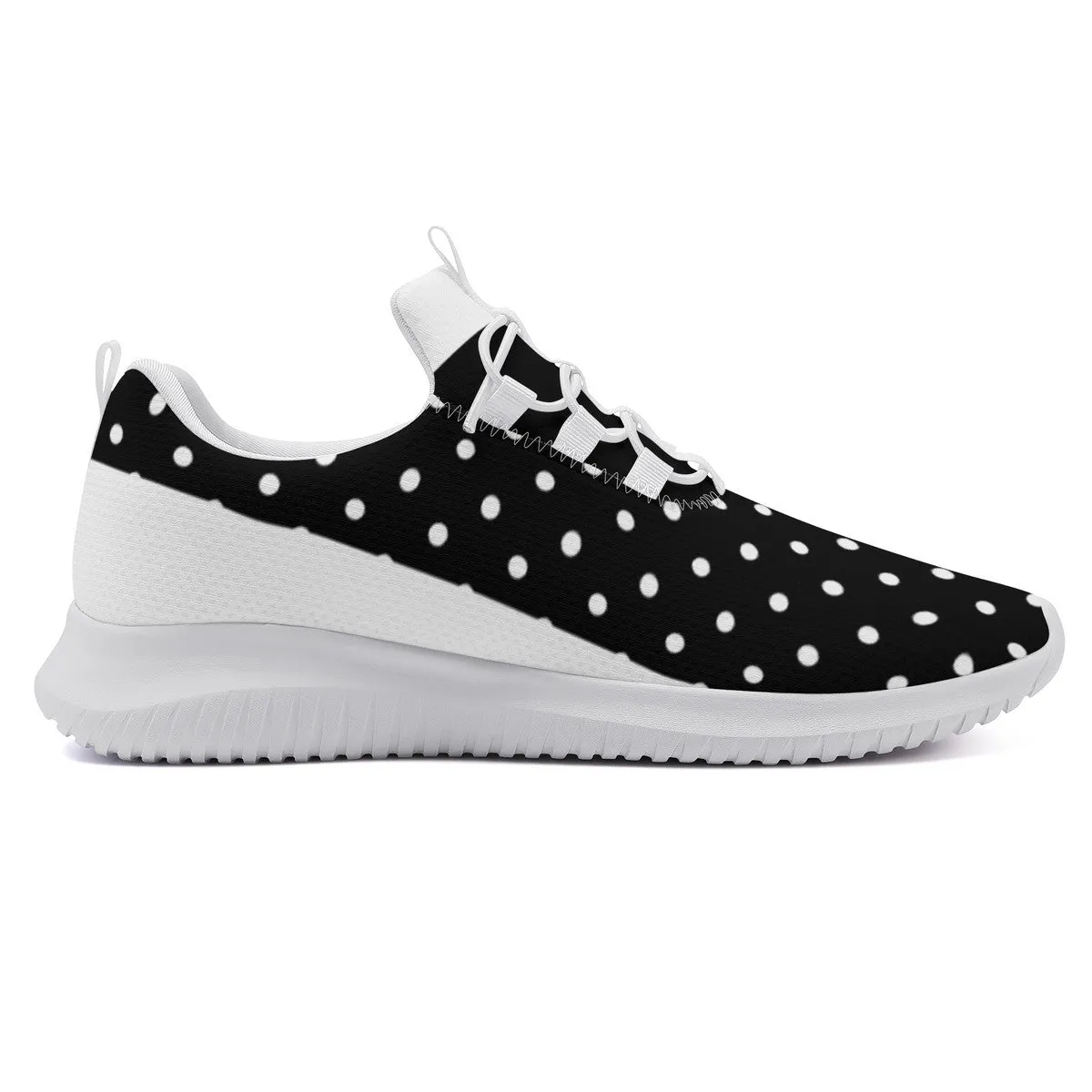 Fitness Sneakers - Polka Dot Black