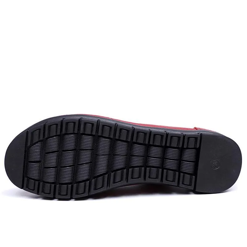 Flat Shoes Women Ladies Moccasins Soft Genuine Leather Shoes