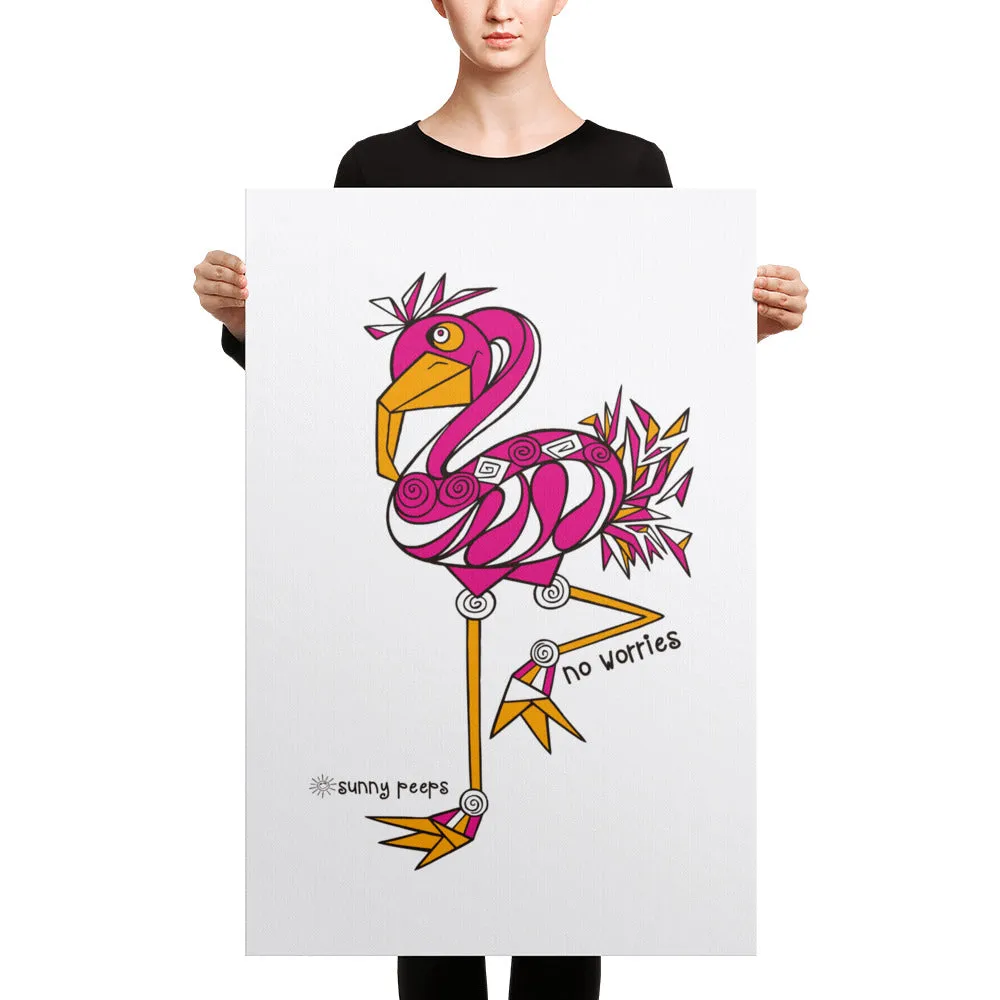 Funky Flaming - Canvas Art