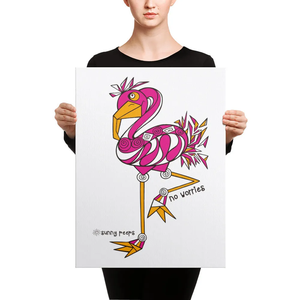 Funky Flaming - Canvas Art