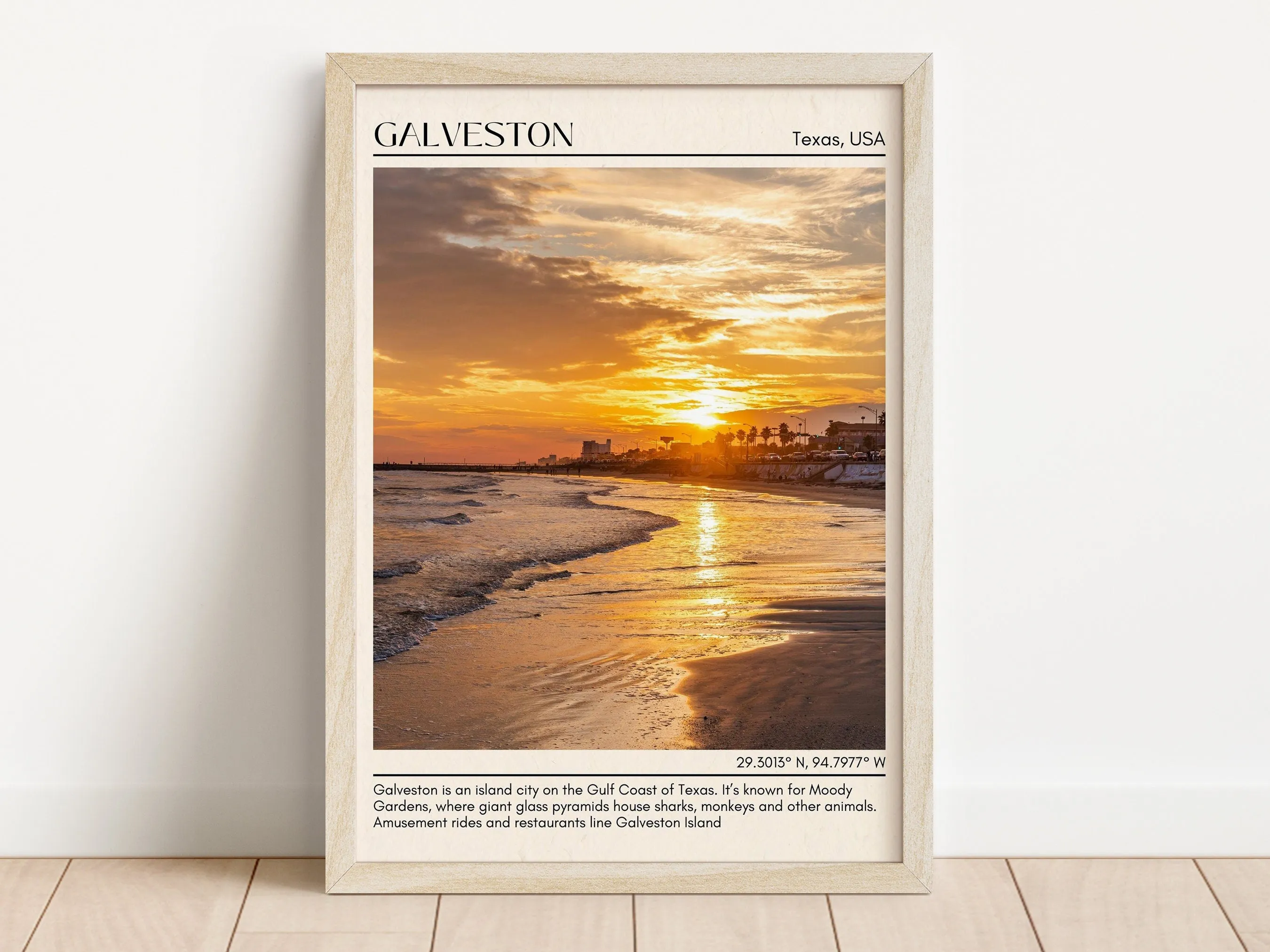 Galveston Wall Canvas, USA