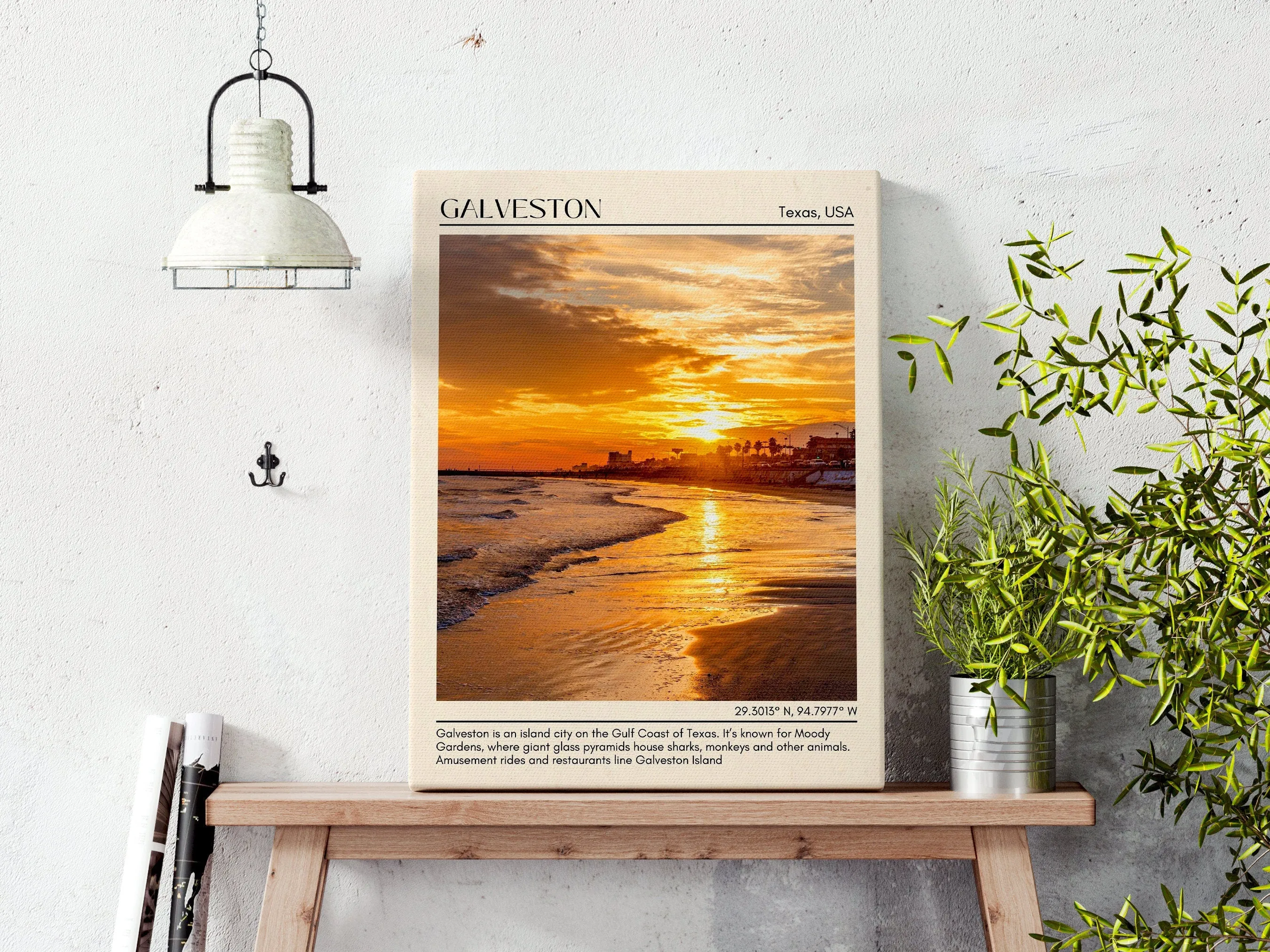 Galveston Wall Canvas, USA