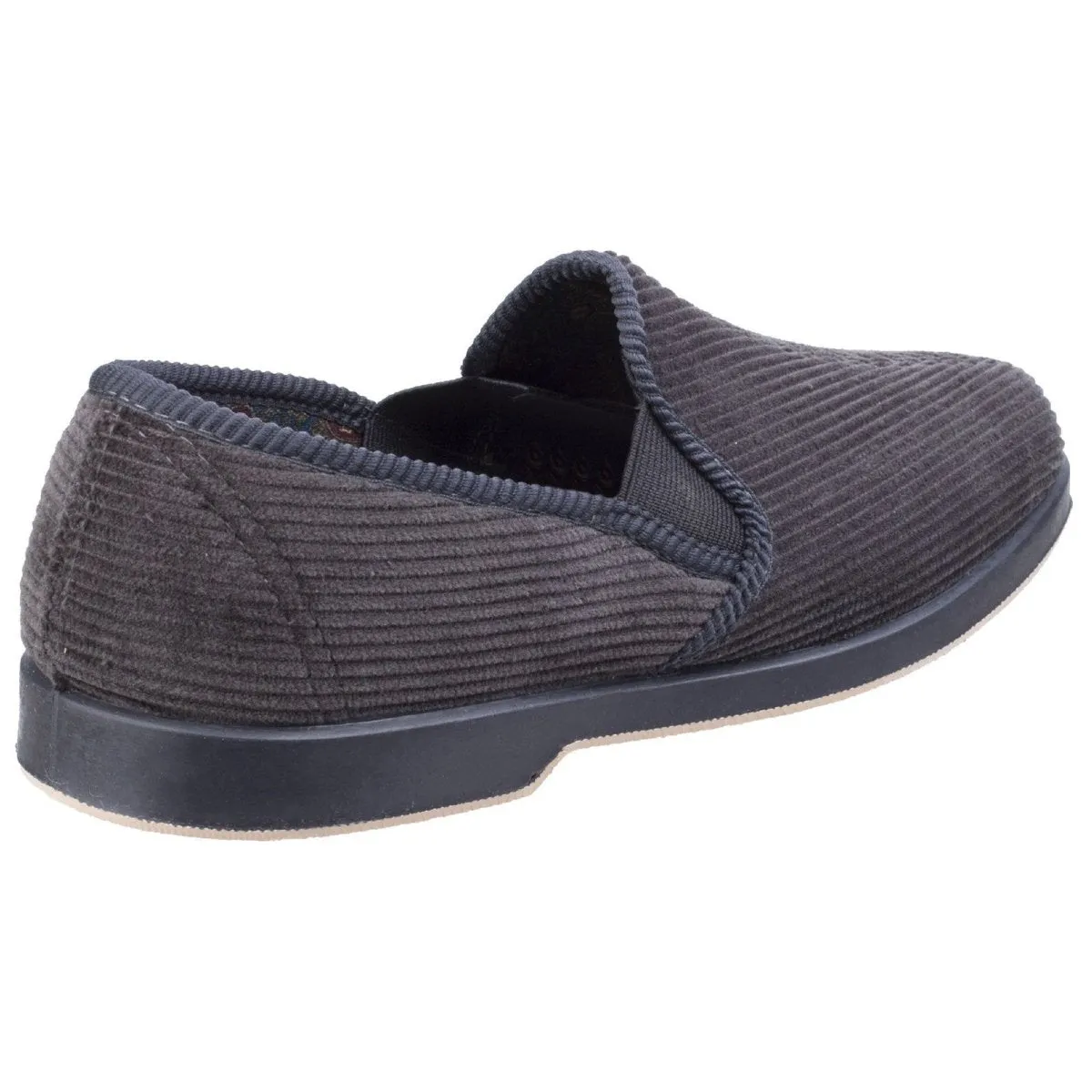 GBS Exeter Mens Traditional Twin Gusset Slippers