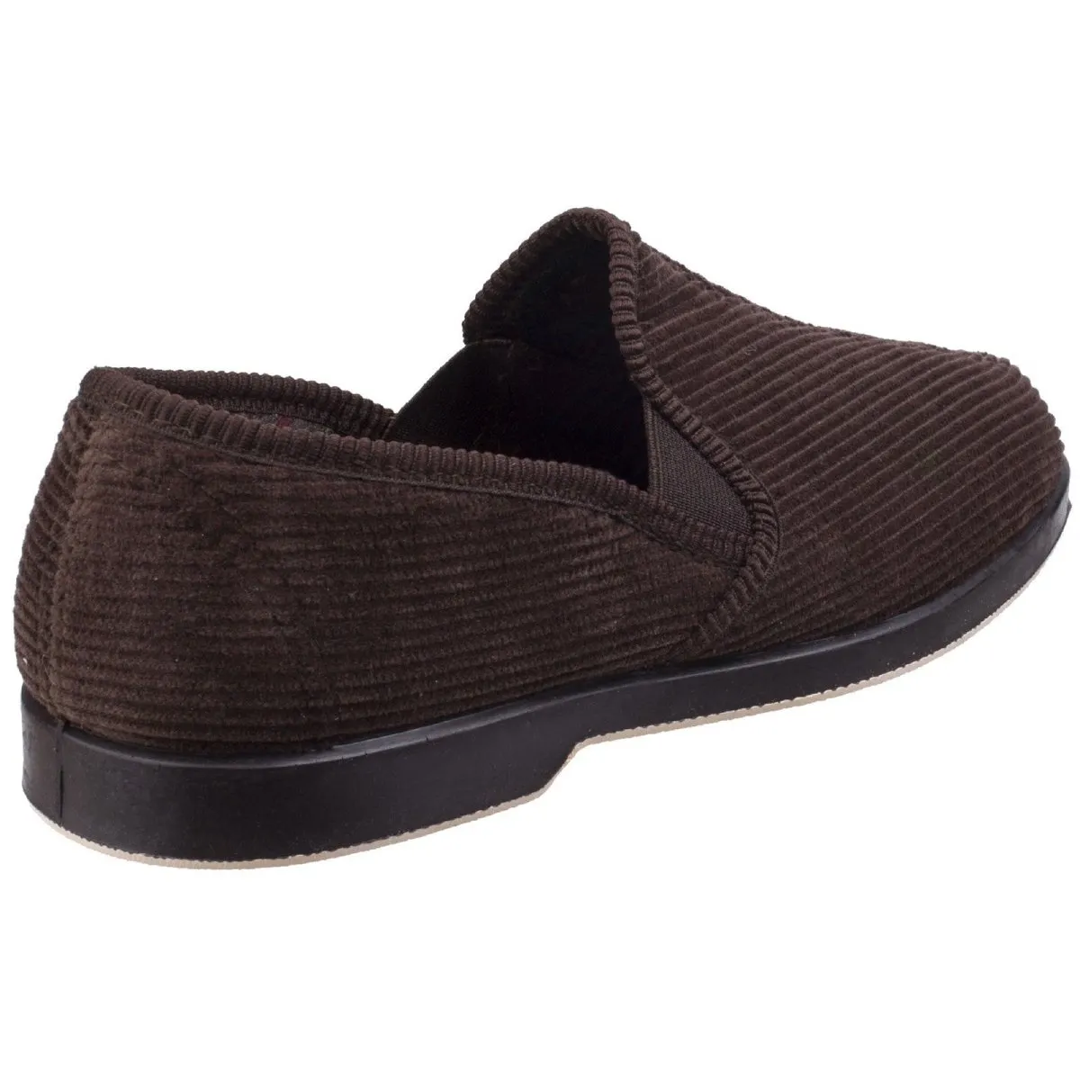 GBS Exeter Mens Traditional Twin Gusset Slippers