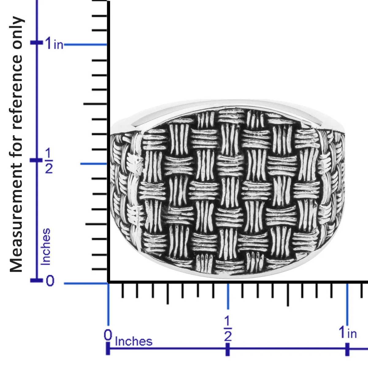 Handcrafted Knit Design Sterling Silver Ring | Limited Edition