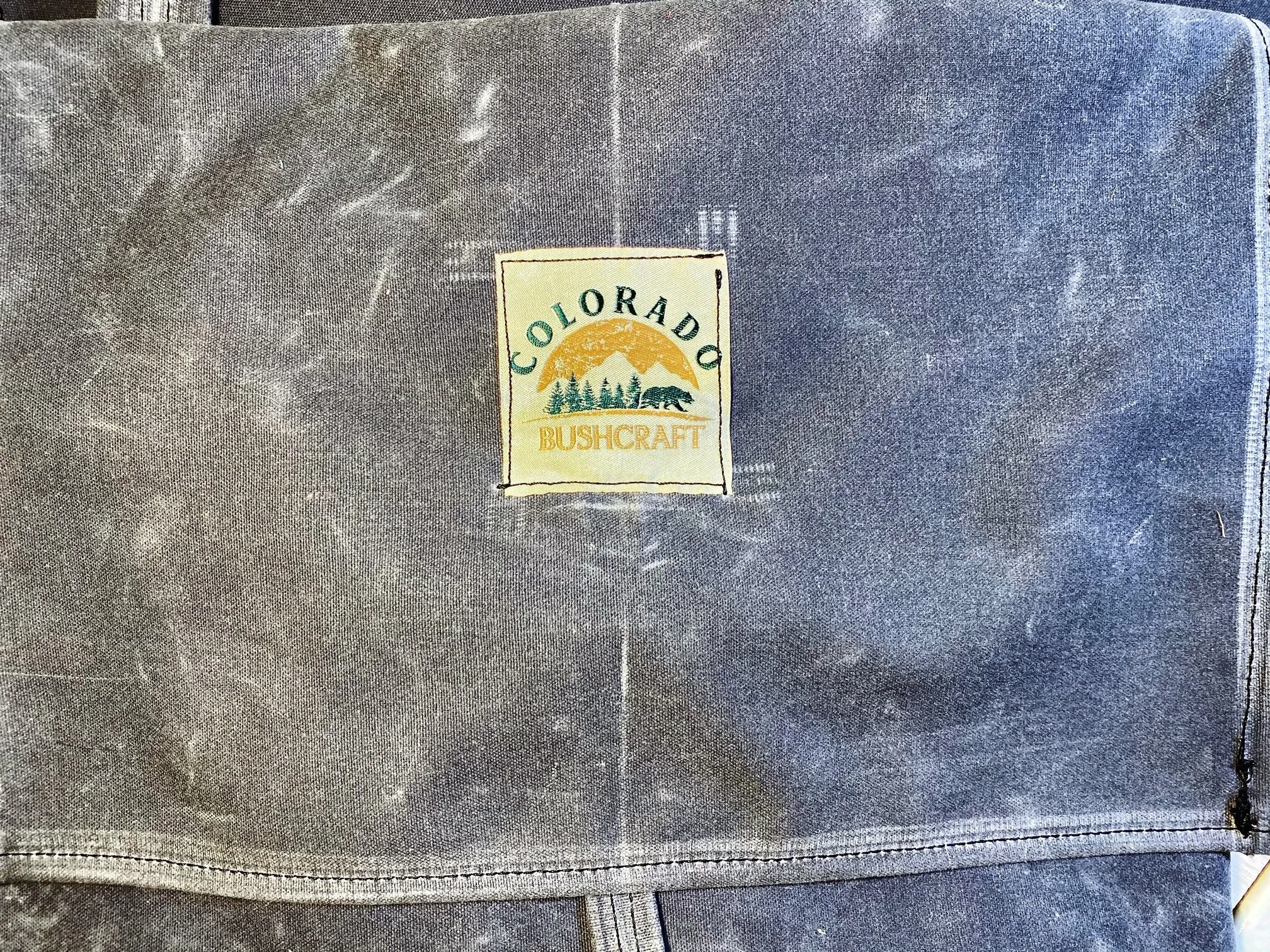 Handmade Waxed Canvas Bushcraft Mail Pouch Haversack Bag Foraging Hiking (Various Colors)