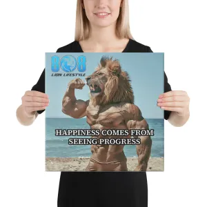Happy Progress Canvas