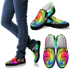 Happy Rainbow Slip Ons