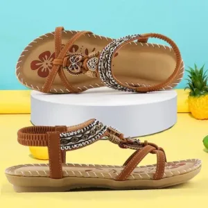 Havana - Elastic Band Sandals with Soft Platform