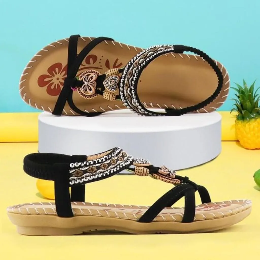 Havana - Elastic Band Sandals with Soft Platform