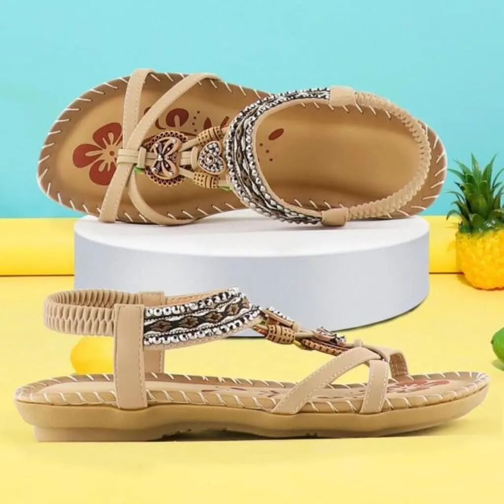 Havana - Elastic Band Sandals with Soft Platform